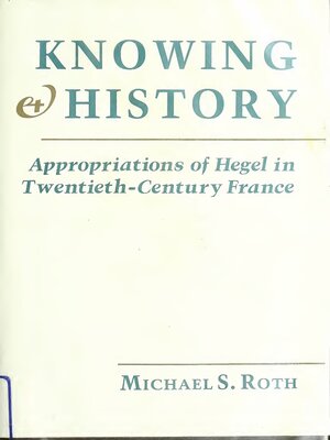 cover image of Knowing and History
